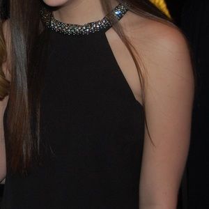 Black cocktail dress